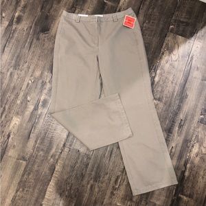 💯 Cotton flat front pants